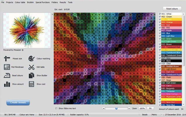 How to use BRICKAIZER create an Artkal pixel image