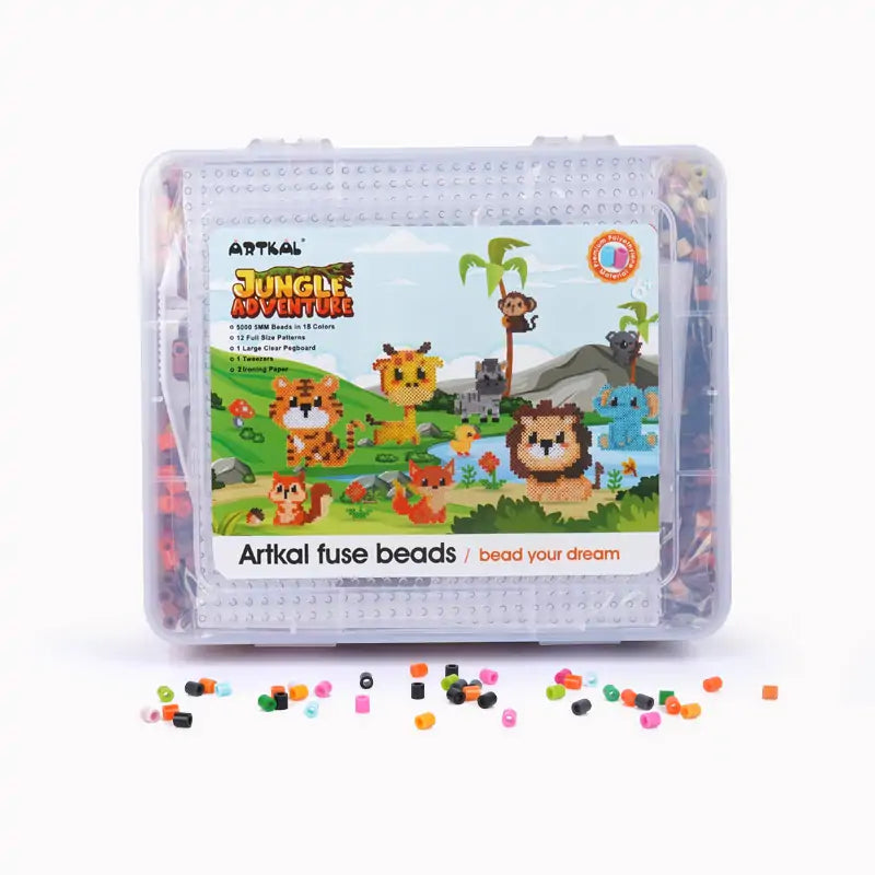 Artkal 5000 Beads Christmas Gift Craft Kit - 20 Colors, 12 Patterns