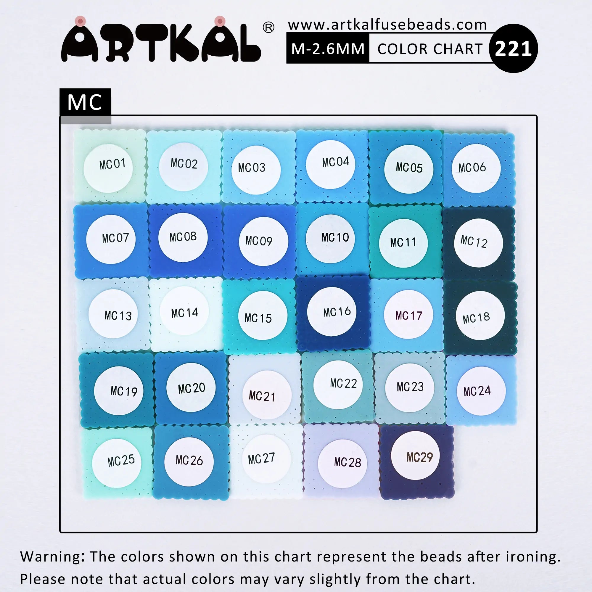 M-2.6mm 2000P Single Pack Mini Beads (MC)