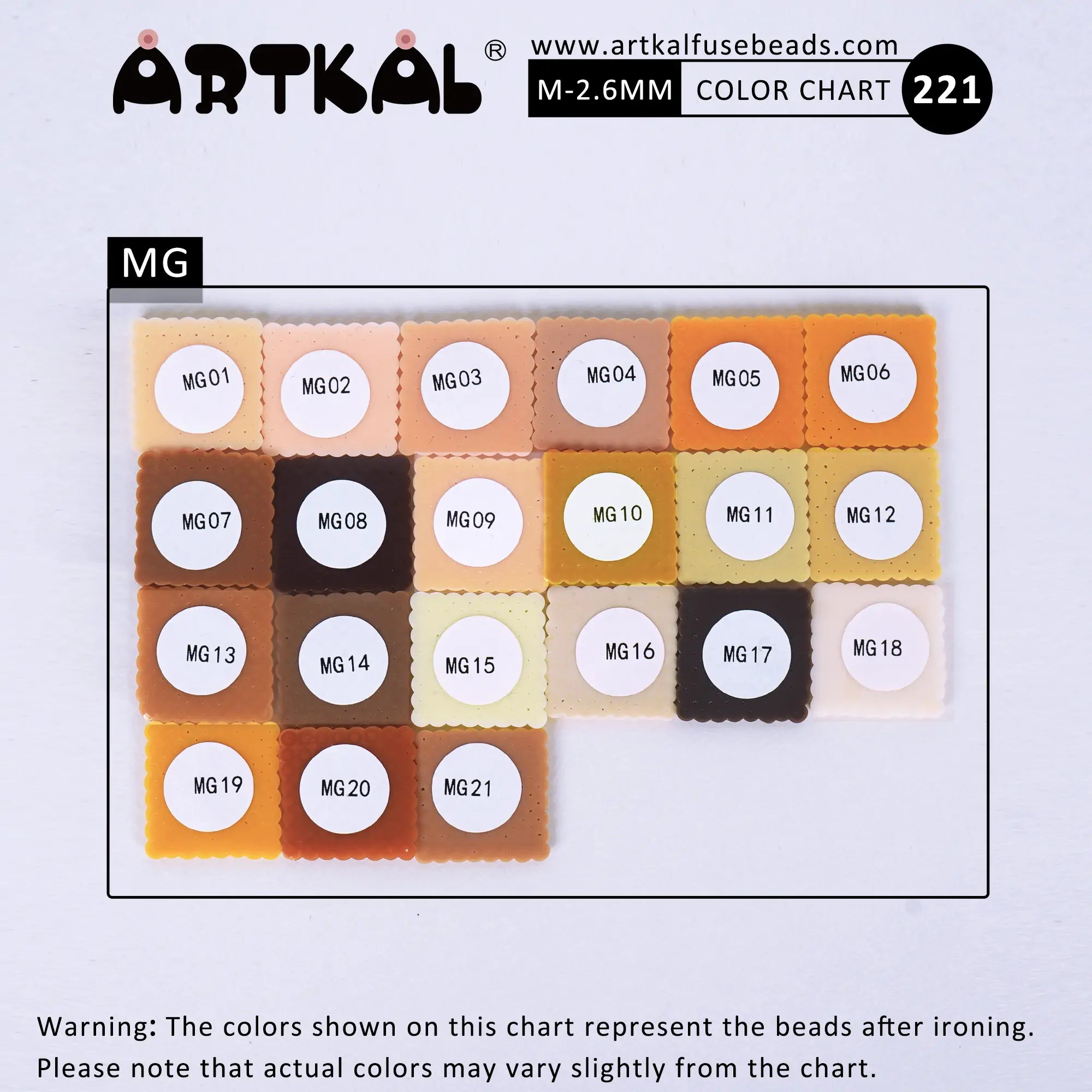 M-2.6mm 2000P Single Pack Mini Beads (MG)