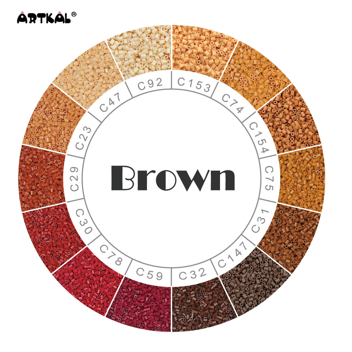 Artkal 36 Colors Midi Fuse Bead Kit (11,000 Beads)