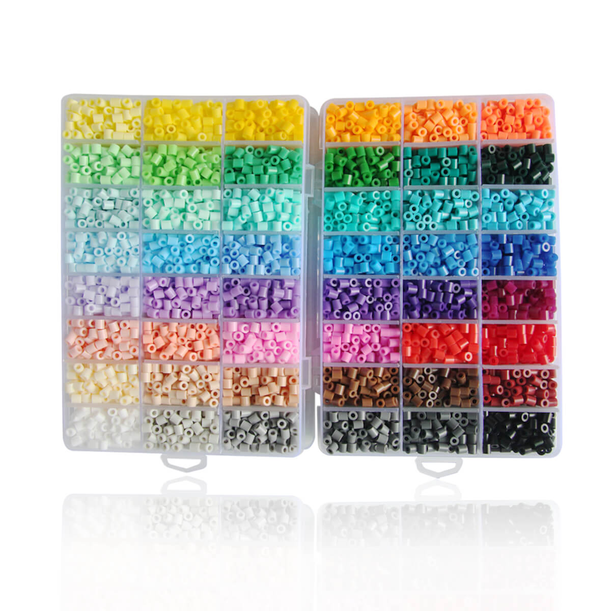 GENERICO Pack 5mm Hama/perler/arktal Beads 24 Colores + Accesorios 2…