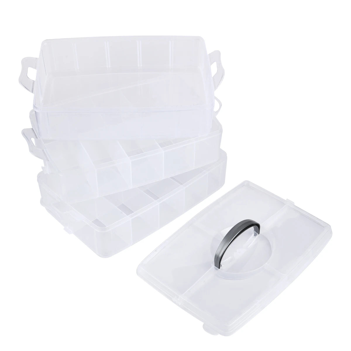 Big Stackable Storage Trays - Fixed