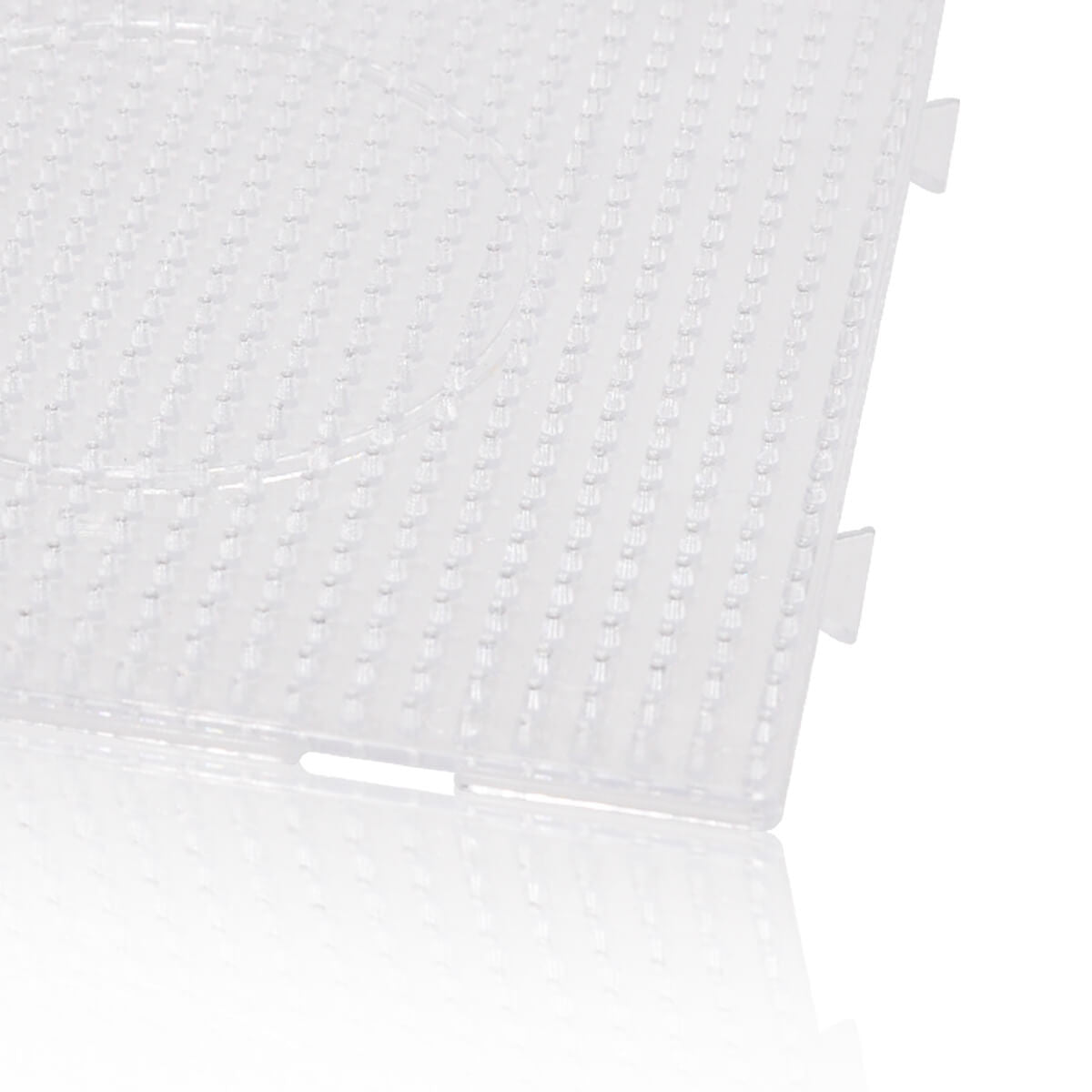 Artkalbeads 5mm Clear Large Square Pegboard for Midi Beads BP01-K