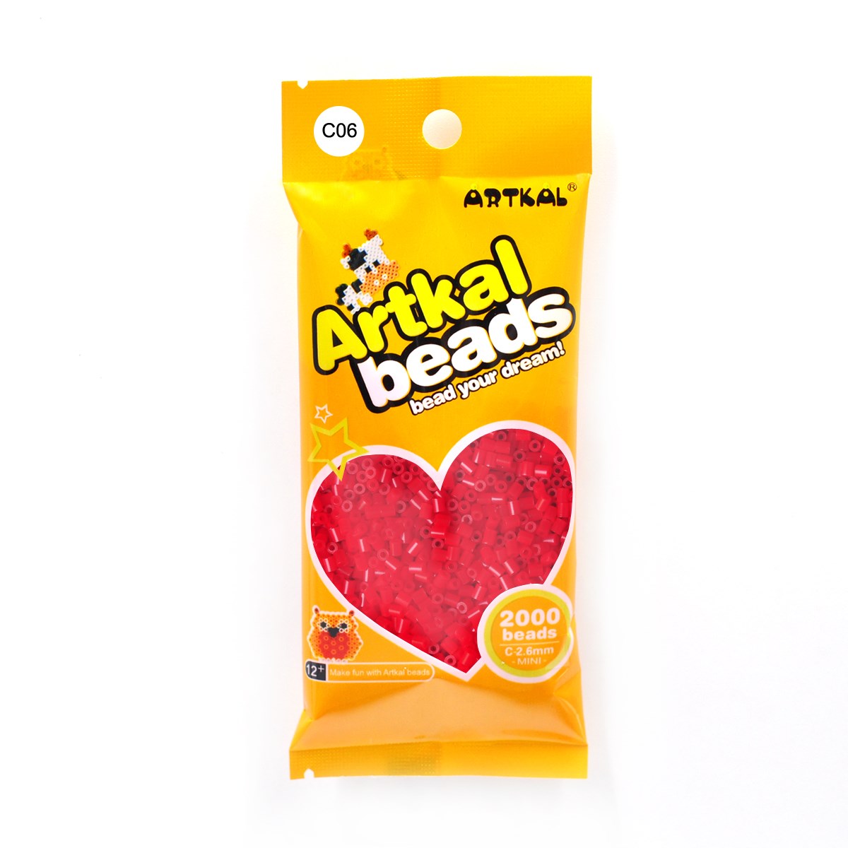 20bags 2000beads/bag Mini C-2.6mm Artkal beads CB2000-20