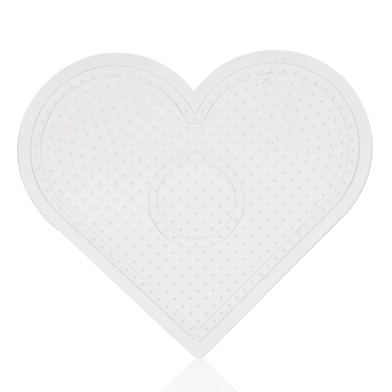 Artkal Clear Small heart pegboard for mini 2.6mm beads CP03