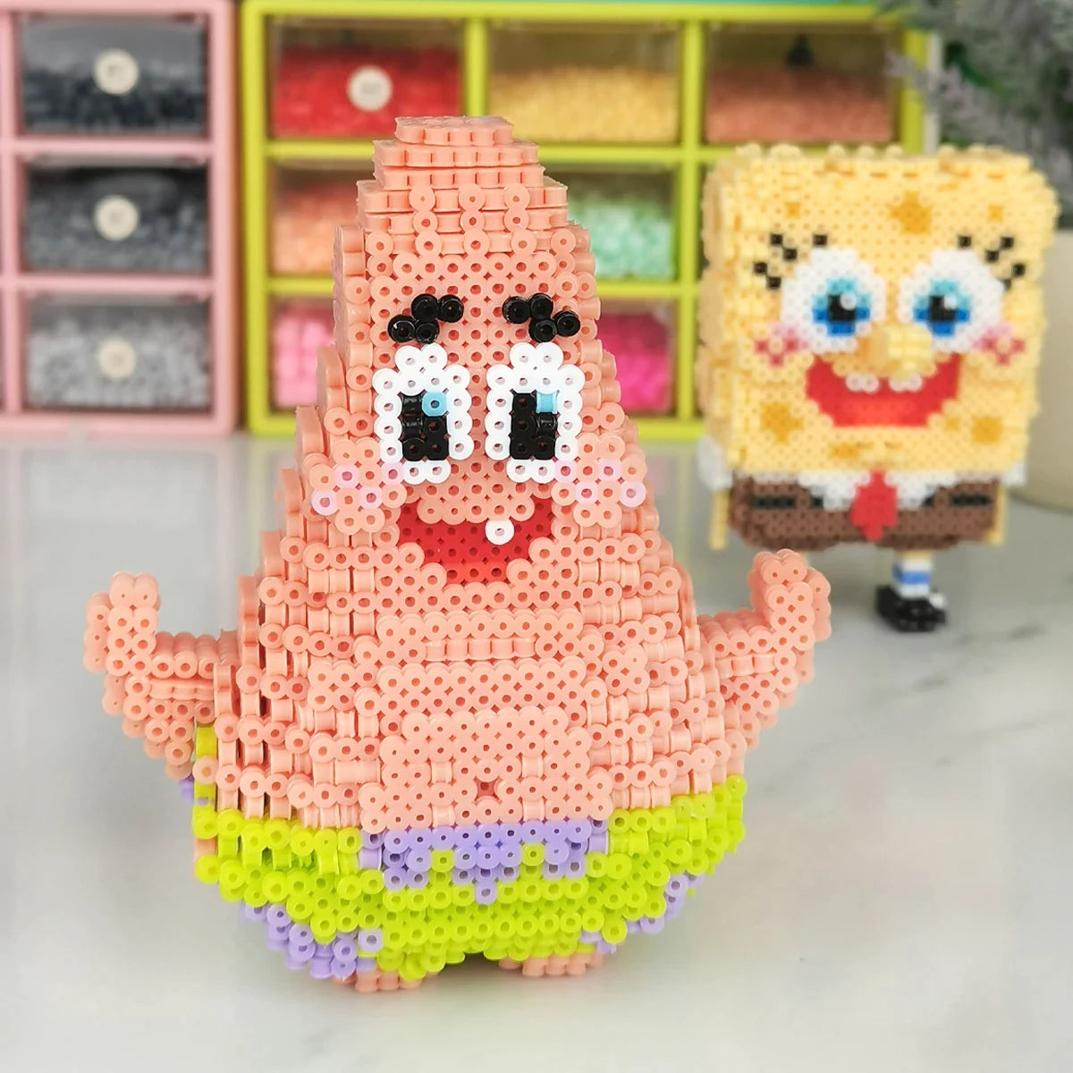 artkal beads 3d spongebob patrick star