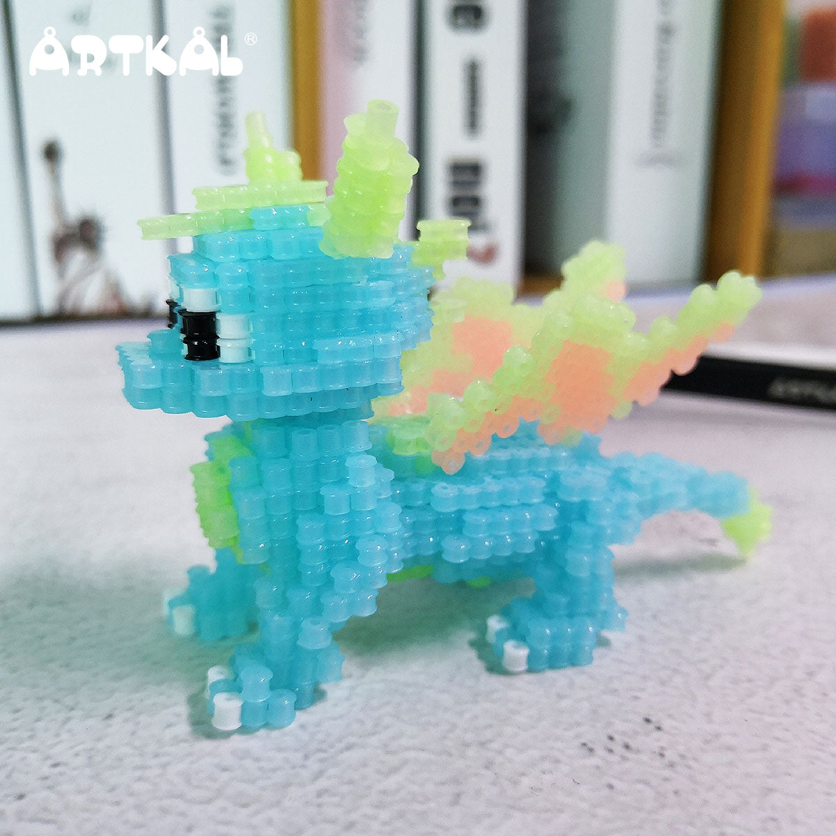 3D Lovely Dragon - vun Mini Beads
