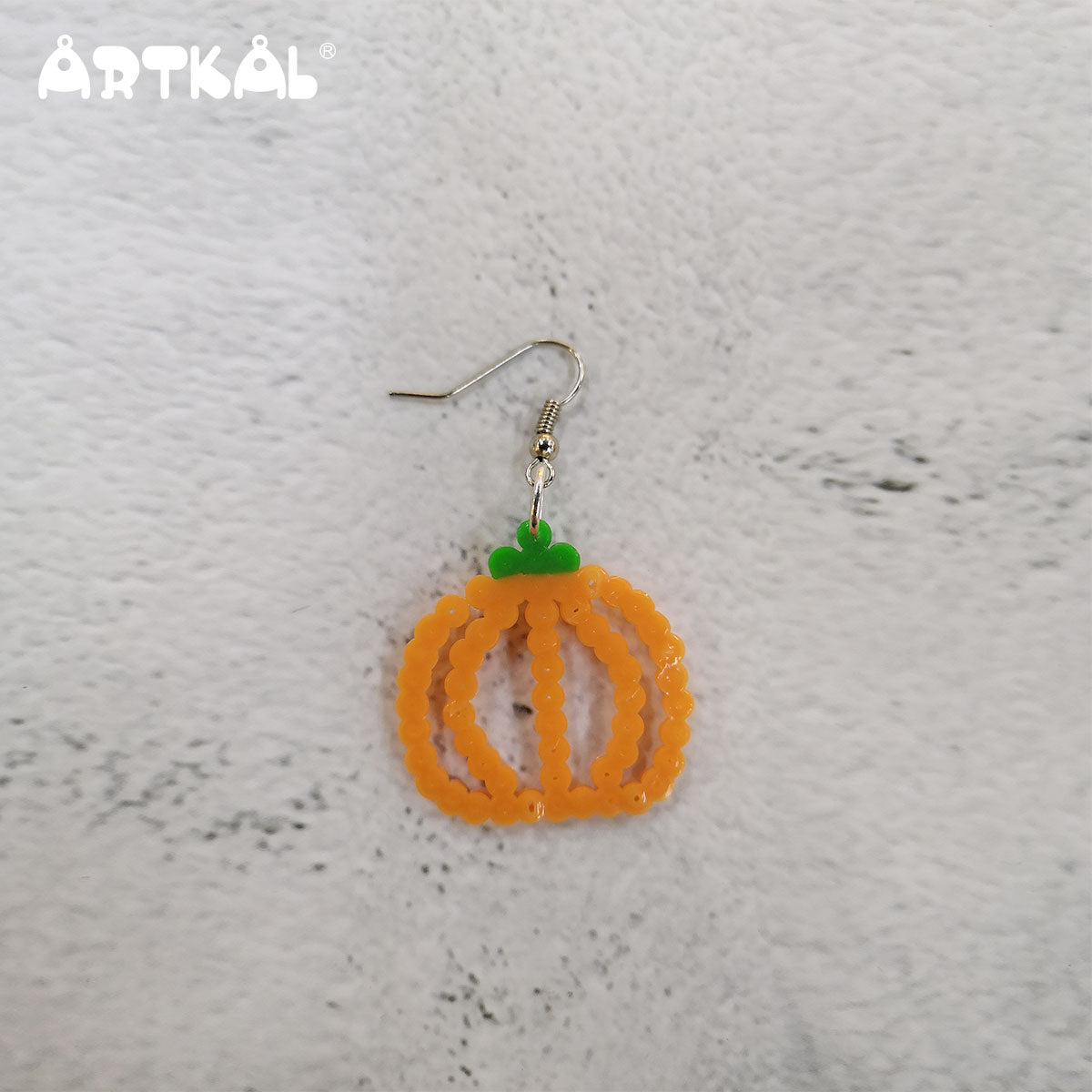 Halloween - Pumpkin Earring - από την Mini Beads