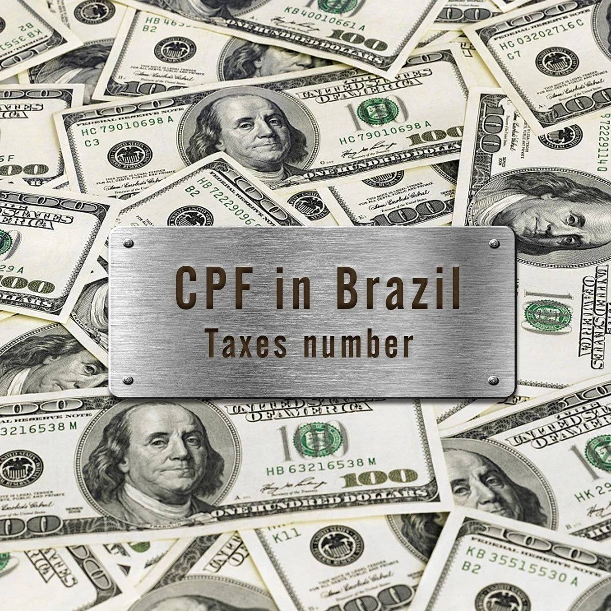 All Bestellungen (Brasilien) brauchen d'Steiernummer (CPF)