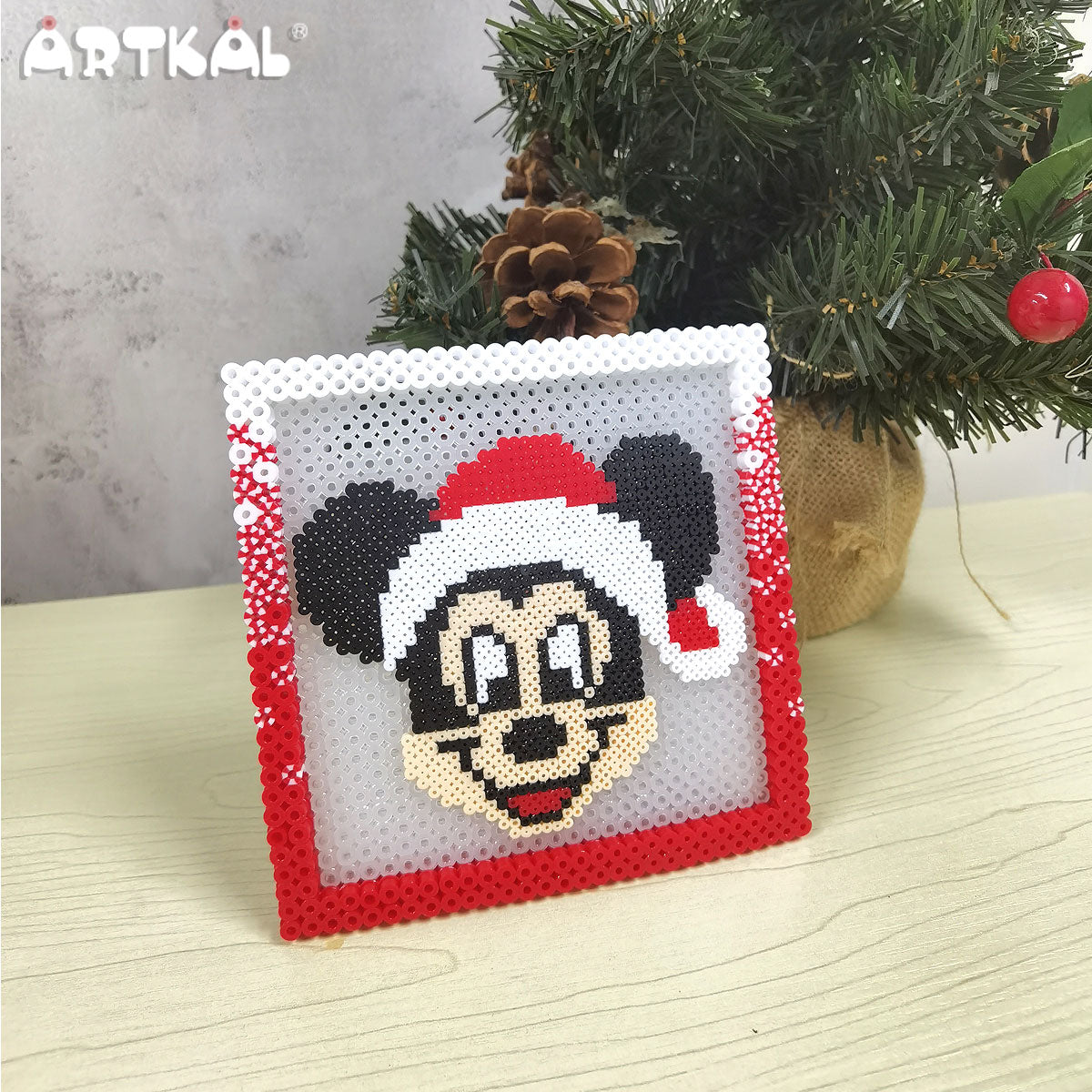 Navidad Mickey - por Mini and Midi Beads