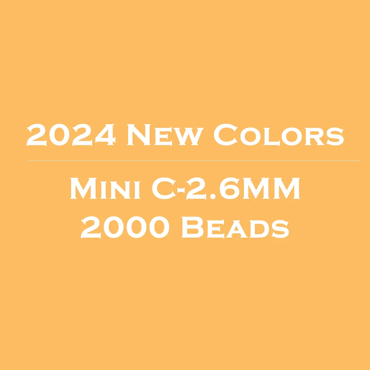 (2024 New Colors) C-2.6mm 2000P Single Pack Mini Artkal beads