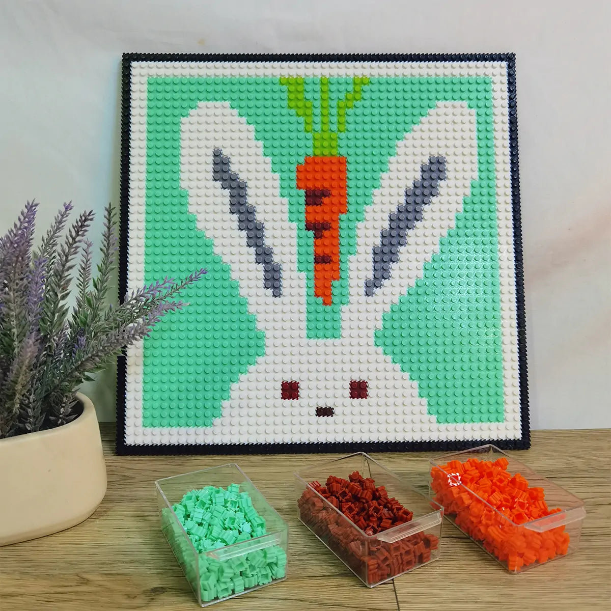 Bloques de construcción combinados de conejo (3200 piezas)