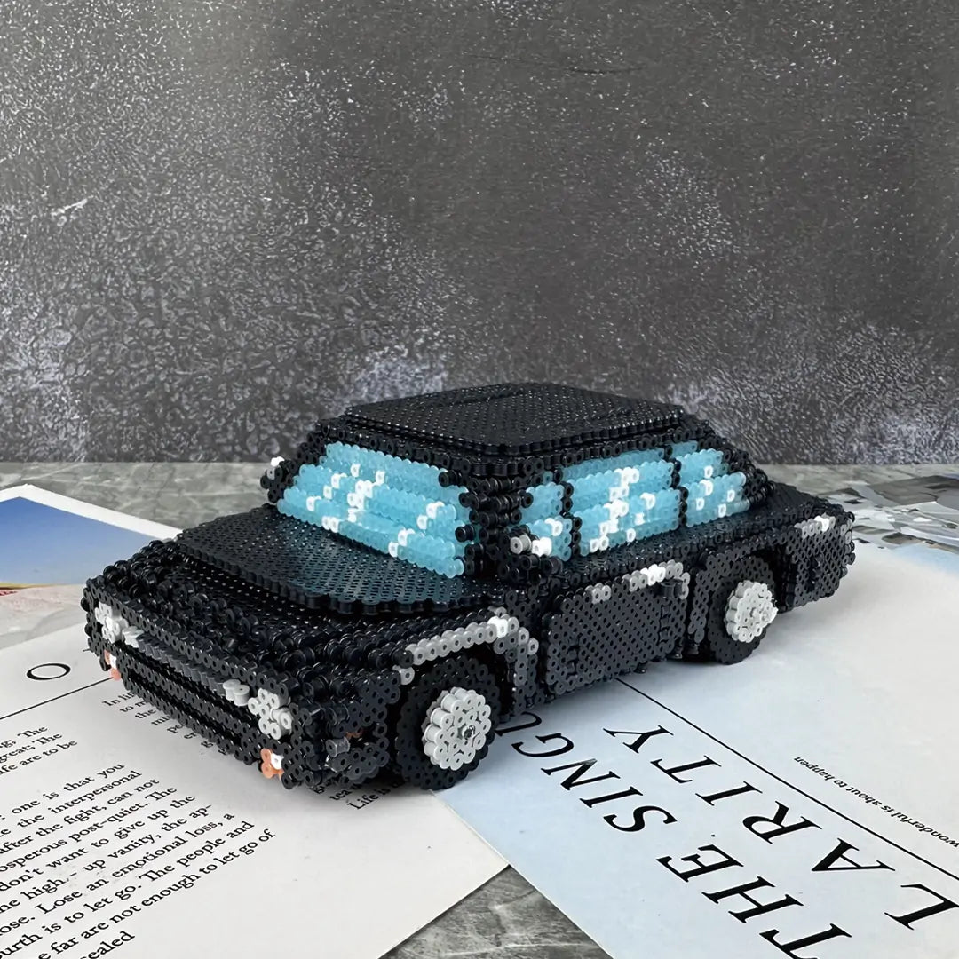 Combinazione di auto nera 3D