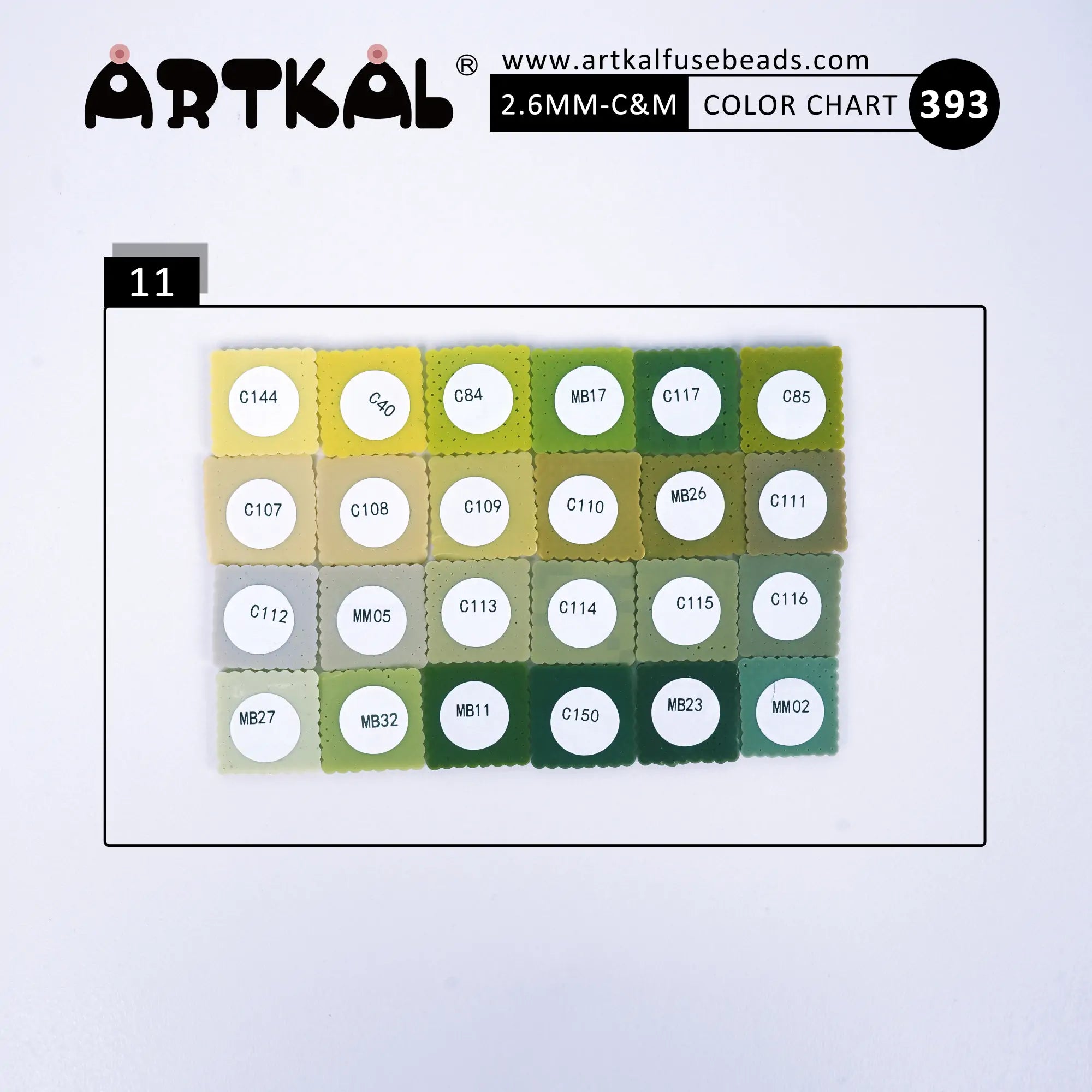 M-2.6mm 2000P Single Pack Mini Beads (MB)