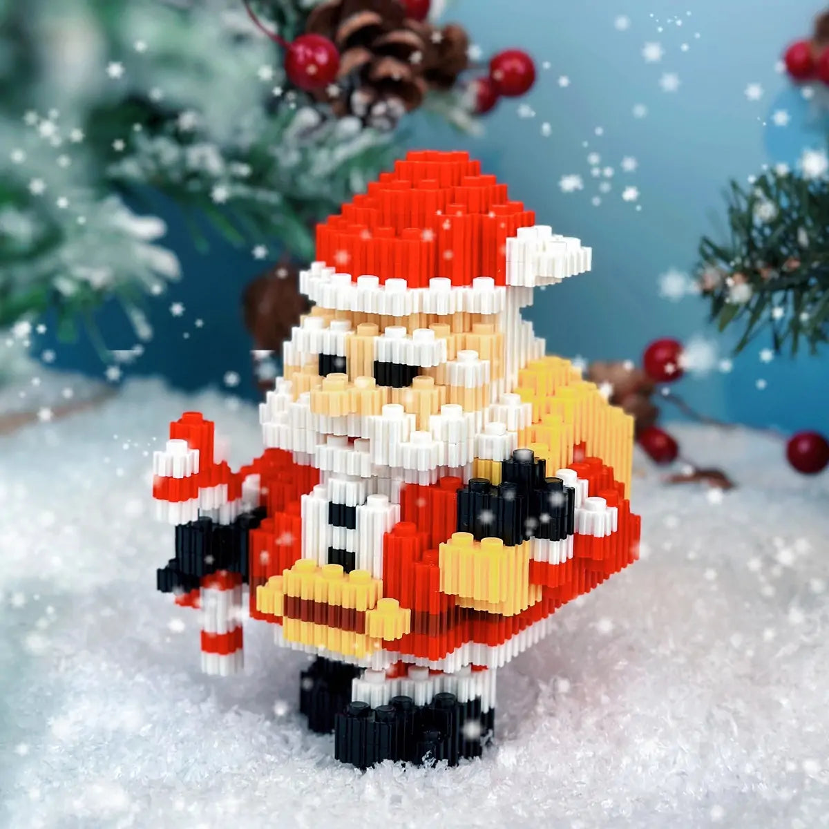 3D Building Blocks Christmas Santa No.1008 (1600 pcs)