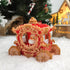 3D Christmas Carriage Pattern