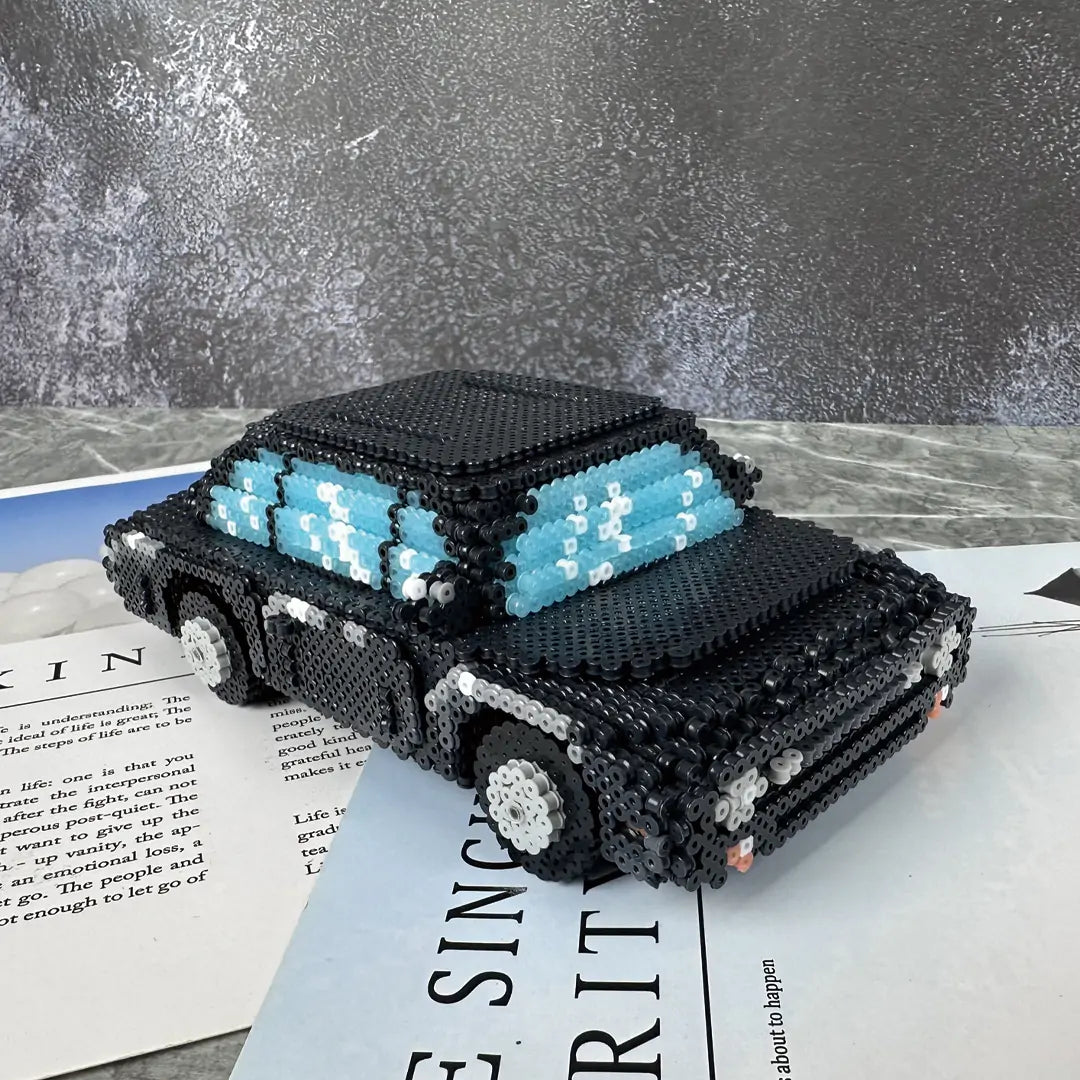 Combo de coche negro modelo 3d
