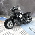3D черный мотоцикл комбо