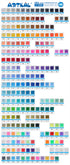 (SU1-SU4)-UV Farve-Midi 1000 perler Enkeltpakke