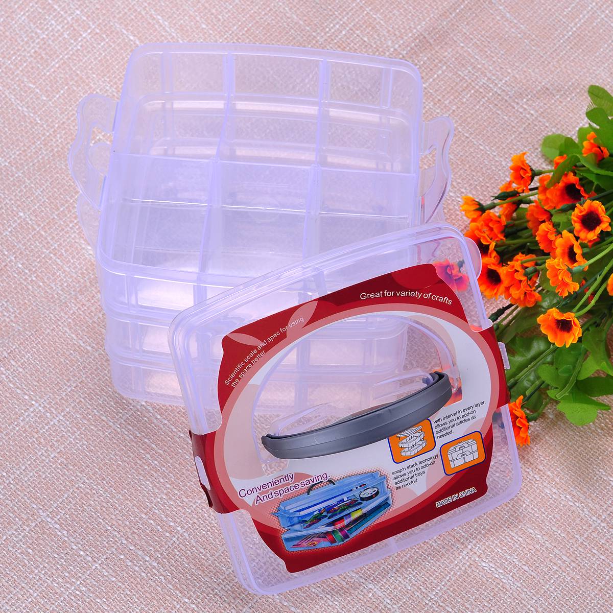 Small Stackable Storage Trays - Removable