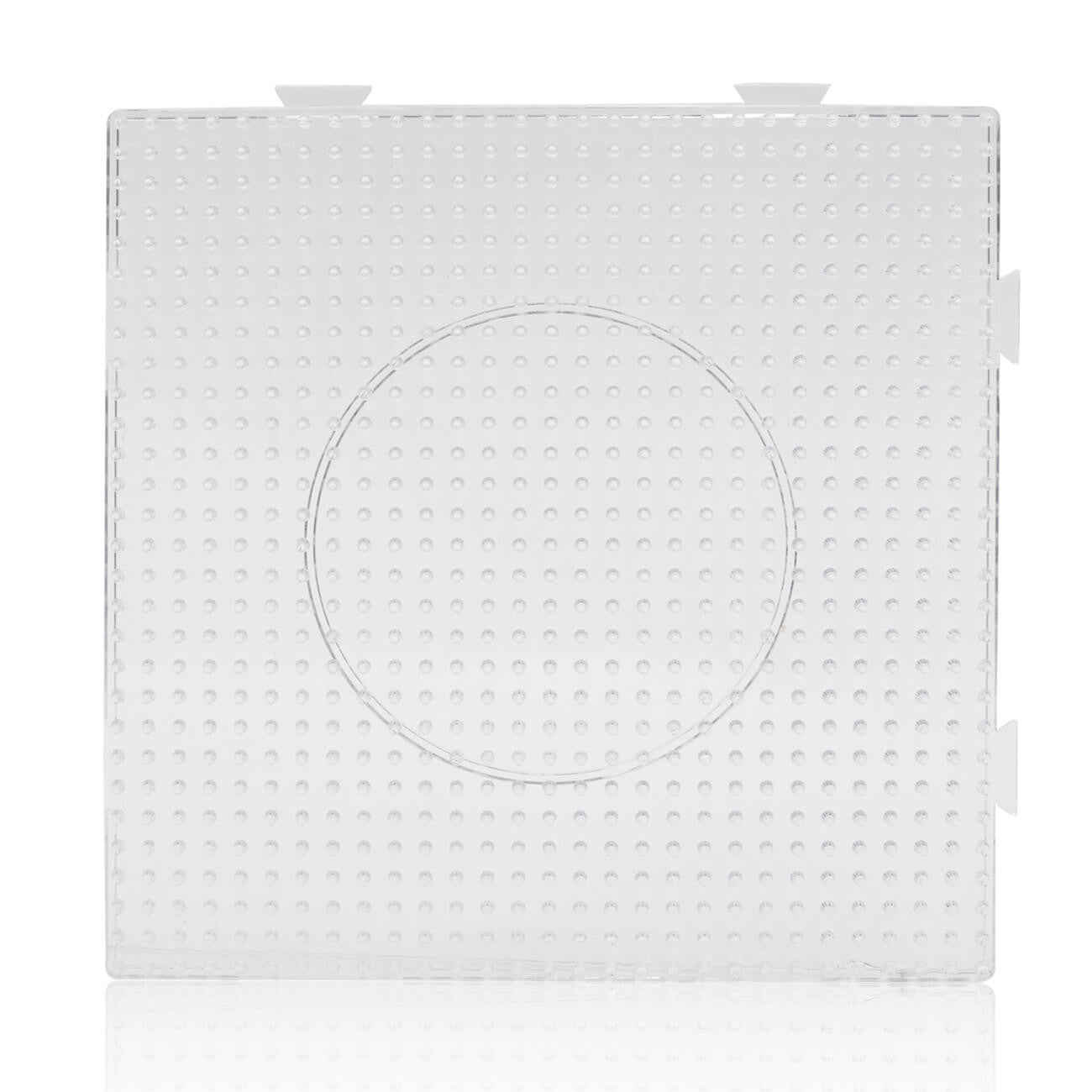Artkalbeads 5 mm helder groot vierkant ophangbord voor midi-kralen BP01-K