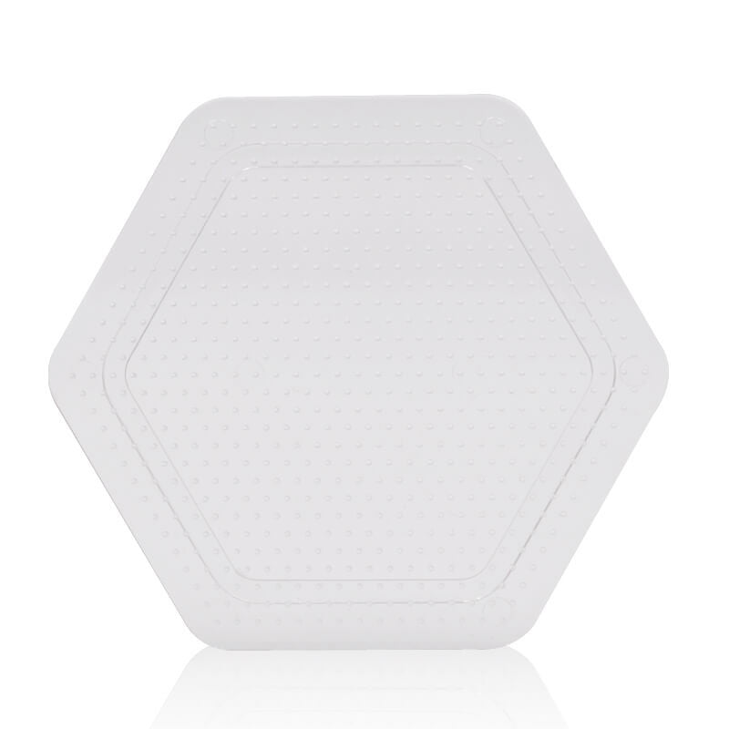 Tablero perforado hexagonal pequeño transparente Artkal para cuentas mini de 2.6 mm CP05