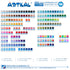 مجموعة ألوان كاملة 186 لونًا صغيرة A-2.6 مللي متر خرز SOTF Artkal 1000 قطعة / الحقيبة AB1000-F