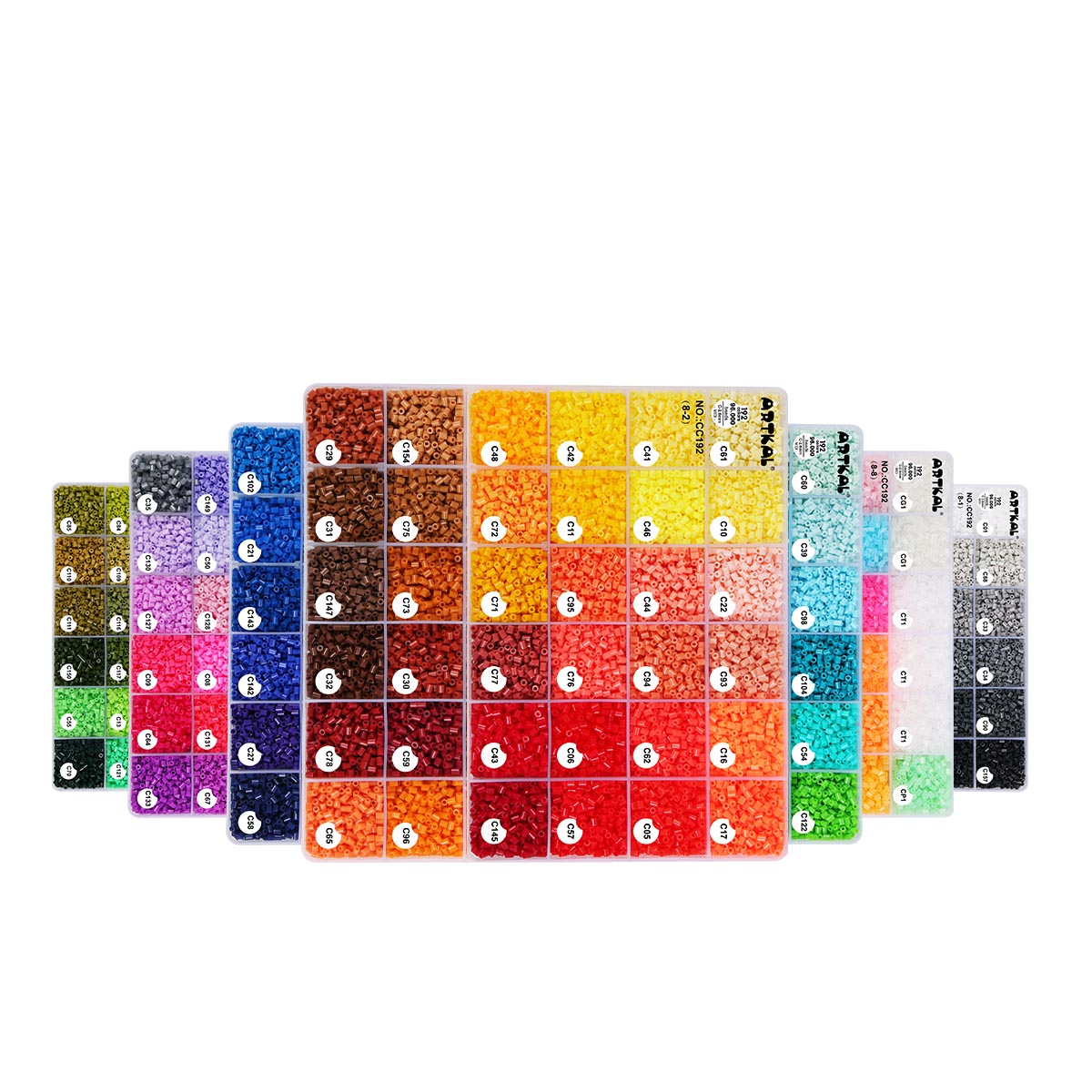 (192) Full Colors Box Set C-2.6mm Mini Artkal beads CC192