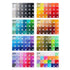 (192) Juego de cajas a todo color C-2.6mm Mini cuentas Artkal CC192