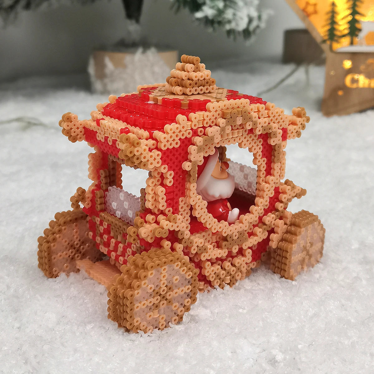 3D Рождественская карета Комбо